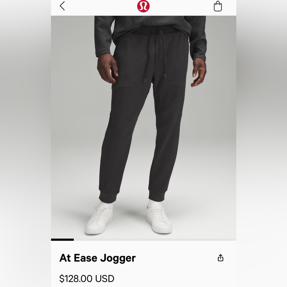 Men’s joggers in excellent condition.  Color is army green.